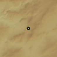 Shaded relief of the 53 km around Ayas, drawn from the GMTED2010 grid