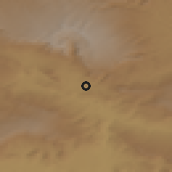 Shaded relief of the 54 km around Varto, drawn from the GMTED2010 grid