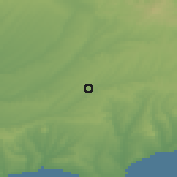 Shaded relief of the 53 km around Velimeşe, drawn from the GMTED2010 grid