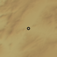 Shaded relief of the 53 km around Yenikent, drawn from the GMTED2010 grid