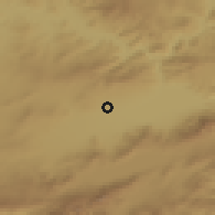 Shaded relief of the 54 km around Yurtbaşı, drawn from the GMTED2010 grid