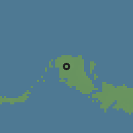 Shaded relief of the 58 km around Kew, drawn from the GMTED2010 grid