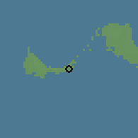 Shaded relief of the 58 km around Long Bay Hill, drawn from the GMTED2010 grid