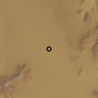 Shaded relief of the 60 km around Amudat, drawn from the GMTED2010 grid