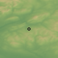 Shaded relief of the 48 km around Accrington, drawn from the GMTED2010 grid