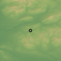 Shaded relief of the 48 km around Blackburn, drawn from the GMTED2010 grid