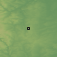 Shaded relief of the 48 km around Bolsover, drawn from the GMTED2010 grid
