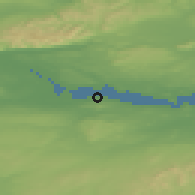 Shaded relief of the 47 km around Boness, drawn from the GMTED2010 grid