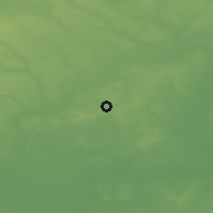 Shaded relief of the 49 km around Borehamwood, drawn from the GMTED2010 grid