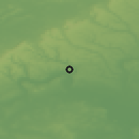 Shaded relief of the 49 km around Bourne End-Flackwell Heath, drawn from the GMTED2010 grid