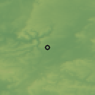 Shaded relief of the 49 km around Bradford-on-Avon, drawn from the GMTED2010 grid