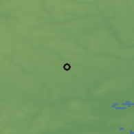 Shaded relief of the 49 km around Braintree, drawn from the GMTED2010 grid