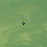 Shaded relief of the 49 km around Aldershot, drawn from the GMTED2010 grid