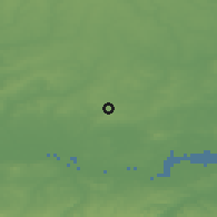 Shaded relief of the 49 km around Brentwood, drawn from the GMTED2010 grid