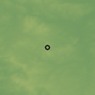 Shaded relief of the 49 km around Aldridge, drawn from the GMTED2010 grid