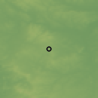 Shaded relief of the 48 km around Brownhills, drawn from the GMTED2010 grid