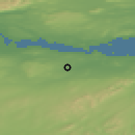 Shaded relief of the 47 km around Broxburn, drawn from the GMTED2010 grid