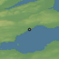 Shaded relief of the 47 km around Buckhaven, drawn from the GMTED2010 grid