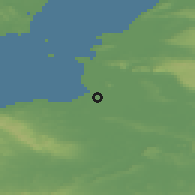 Shaded relief of the 49 km around Burnham-on-Sea-Highbridge, drawn from the GMTED2010 grid