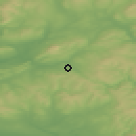 Shaded relief of the 48 km around Burnley, drawn from the GMTED2010 grid
