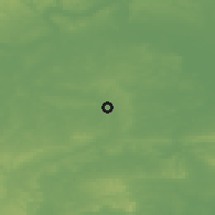 Shaded relief of the 49 km around Camberley-Frimley, drawn from the GMTED2010 grid