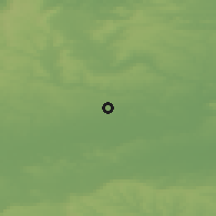 Shaded relief of the 49 km around Carterton, drawn from the GMTED2010 grid