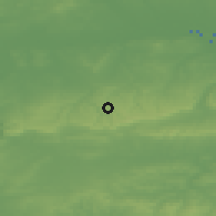 Shaded relief of the 49 km around Caterham and Warlingham, drawn from the GMTED2010 grid