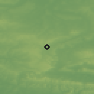 Shaded relief of the 49 km around Alton, drawn from the GMTED2010 grid