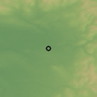 Shaded relief of the 48 km around Cheadle and Gatley, drawn from the GMTED2010 grid