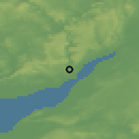 Shaded relief of the 49 km around Chepstow, drawn from the GMTED2010 grid