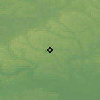 Shaded relief of the 49 km around Amersham, drawn from the GMTED2010 grid