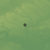 Shaded relief of the 49 km around Chorleywood, drawn from the GMTED2010 grid
