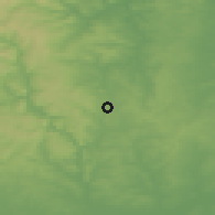 Shaded relief of the 48 km around Clay Cross-North Wingfield, drawn from the GMTED2010 grid
