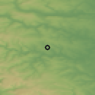 Shaded relief of the 48 km around Cleckheaton and Liversedge, drawn from the GMTED2010 grid