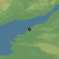 Shaded relief of the 49 km around Clevedon, drawn from the GMTED2010 grid