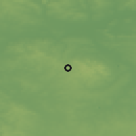Shaded relief of the 48 km around Coalville, drawn from the GMTED2010 grid