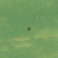 Shaded relief of the 49 km around Cobham-Oxshott, drawn from the GMTED2010 grid