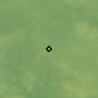 Shaded relief of the 48 km around Codsall, drawn from the GMTED2010 grid