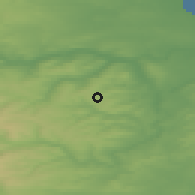 Shaded relief of the 48 km around Annfield Plain, drawn from the GMTED2010 grid