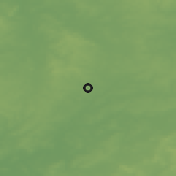Shaded relief of the 49 km around Coventry, drawn from the GMTED2010 grid