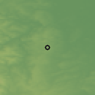 Shaded relief of the 48 km around Anston-Dinnington, drawn from the GMTED2010 grid