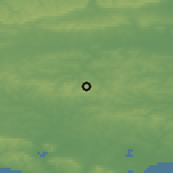 Shaded relief of the 49 km around Crowborough, drawn from the GMTED2010 grid