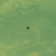 Shaded relief of the 49 km around Crowthorne, drawn from the GMTED2010 grid