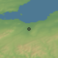 Shaded relief of the 47 km around Dalkeith, drawn from the GMTED2010 grid
