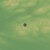 Shaded relief of the 48 km around Darwen, drawn from the GMTED2010 grid