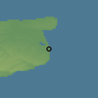 Shaded relief of the 49 km around Deal, drawn from the GMTED2010 grid