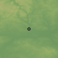 Shaded relief of the 48 km around Derby, drawn from the GMTED2010 grid