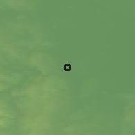 Shaded relief of the 48 km around Doncaster, drawn from the GMTED2010 grid