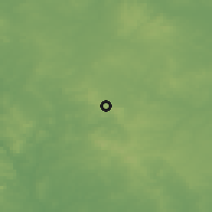 Shaded relief of the 49 km around Dudley, drawn from the GMTED2010 grid