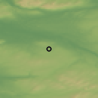 Shaded relief of the 47 km around East Kilbride, drawn from the GMTED2010 grid
